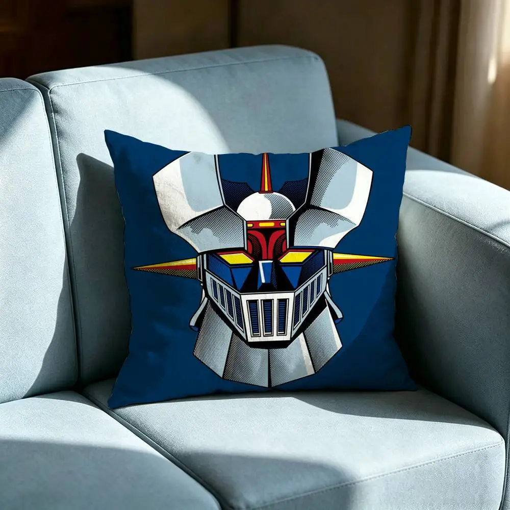 M-Mazinger Z R-Robot Pillow cover gift High definition digital printing,Surprise  vivid pattern Household.