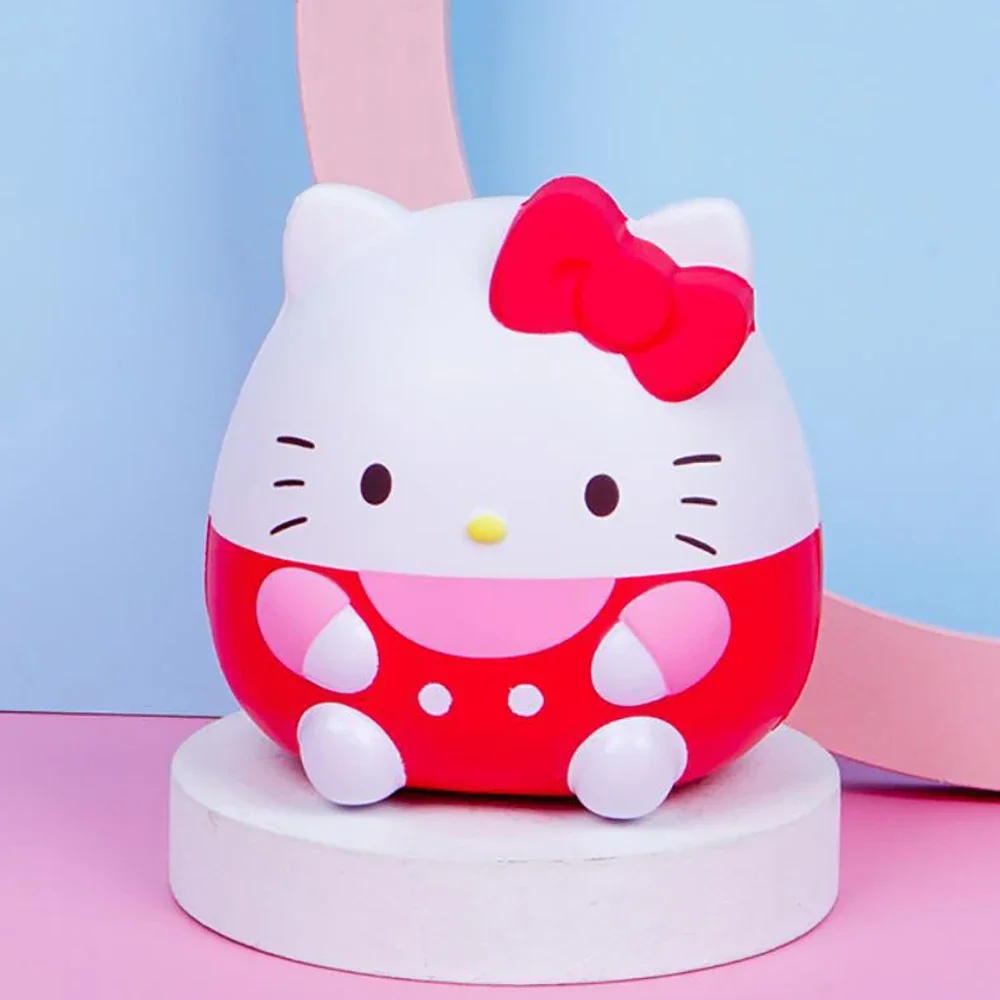 Jouet en peluche Hello Kitty pour enfants, Sanurgente, Kuromi, Cinnamoroll souligné, Instituts, Squishy, Kawaii, Melody, Anime Cartoon, Décompression, 9cm