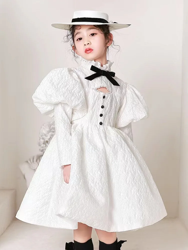 Dress for Girls Baby Retro Vestidos Birthday Girl\'s Party Dress Princess Evening Girl Dresses Performance Costumes Girls Dresses