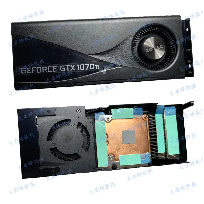 

Новый радиатор-кулер для видеокарты ZOTAC GTX1070ti 8 ГБ