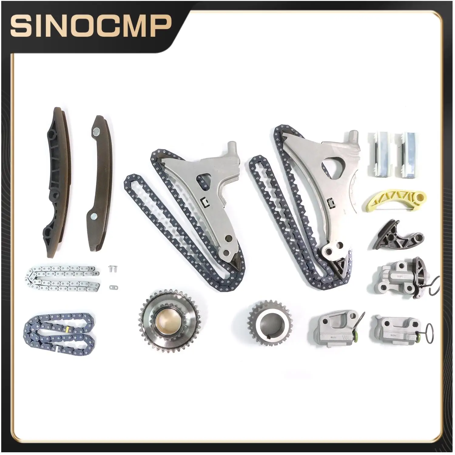 

Camshaft Adjusters Timing Chain Kit for M276 MercedesBenz E350 GL450 E400 ML350 GLK350 3.0L 3.5L V6 Timing Components Brand New