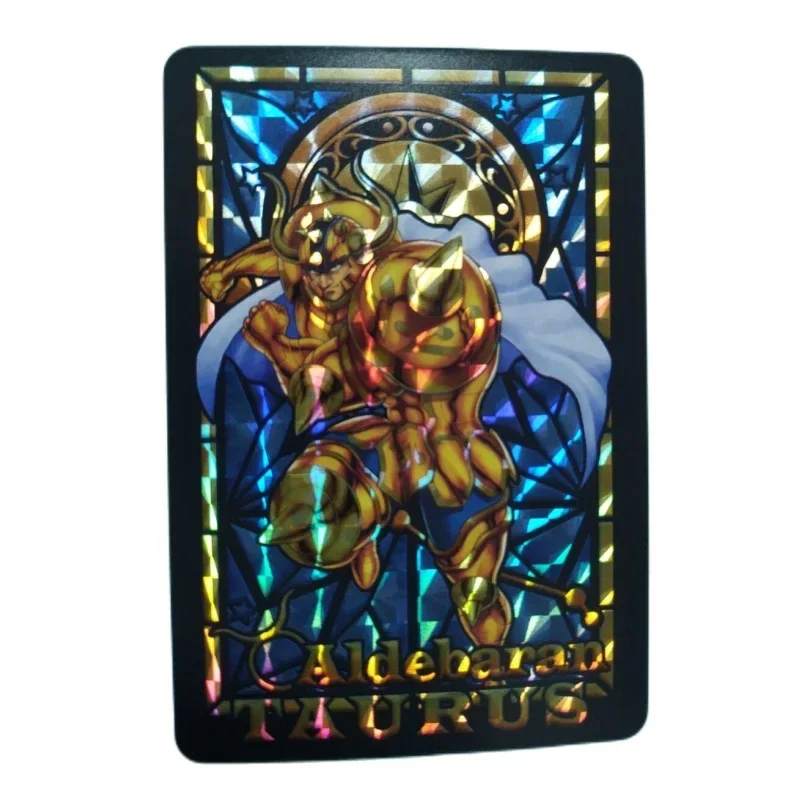 12pcs/set Saint Seiya Card Aiolos Shaka Camus Aphrodite Animation Characters Classics Anime Collection Flash Cards Toy Gift
