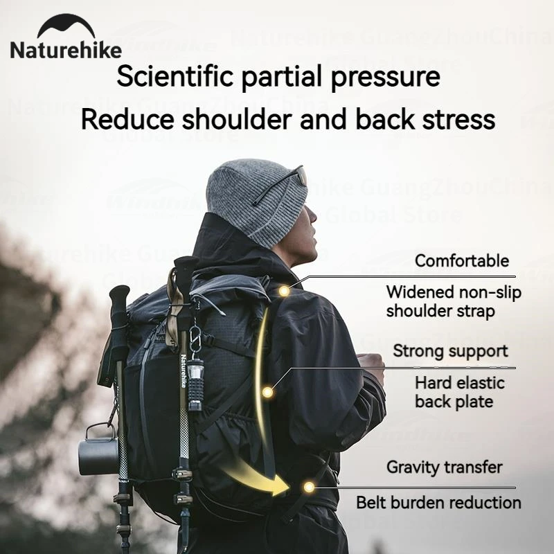 Naturehike 30+5L Ultralight Backpack Waterproof Camping Outdoor Climbing Hiking Sport Mountaineering Shoulder Men Women Bags