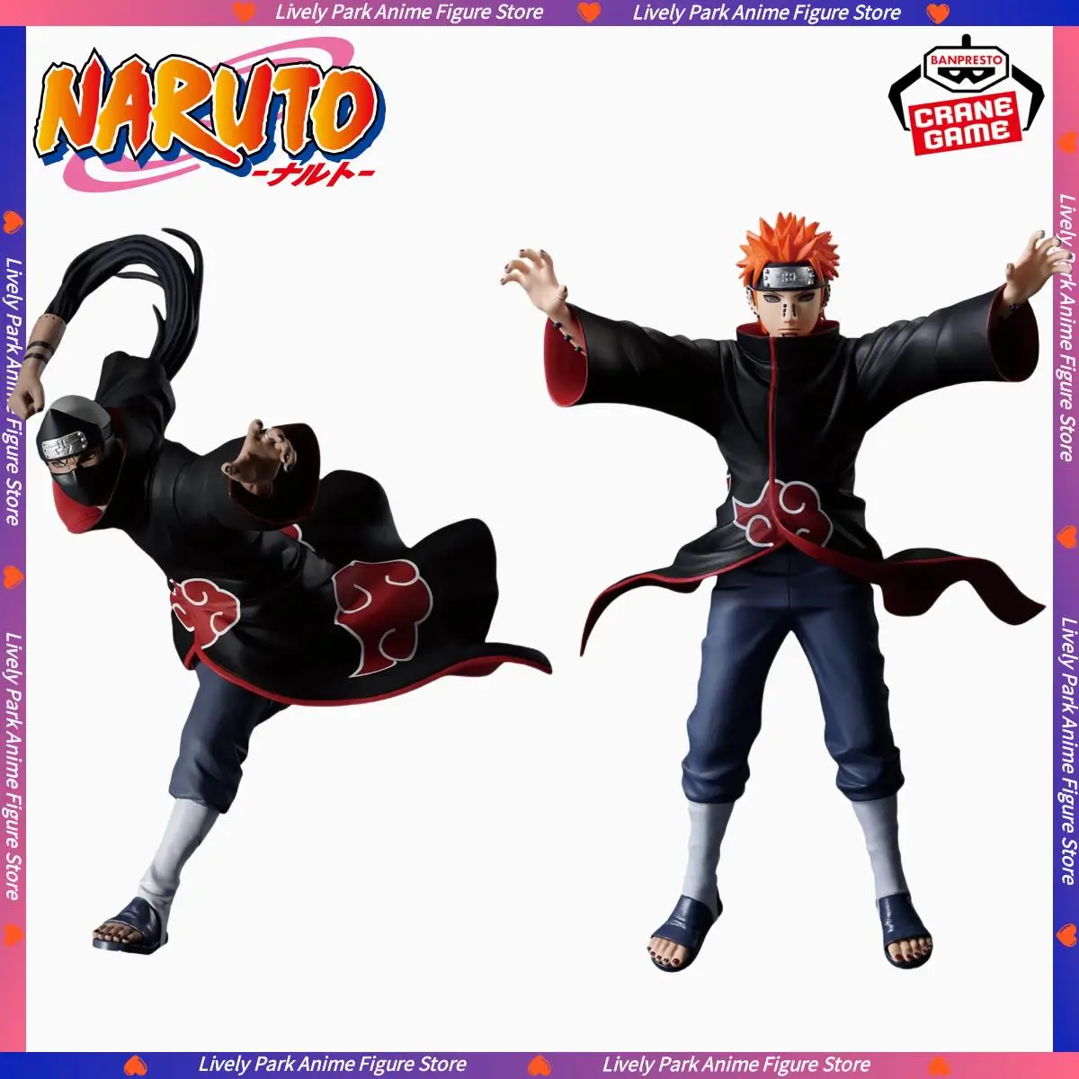 Na Stanie BANDAI Oryginalny Autentyczny BANPRESTO NARUTO KAKUZU PAIN VIBRATION STARS Anime Figurka Akcji PVC Kolekcjonerski Model Zabawki Prezent