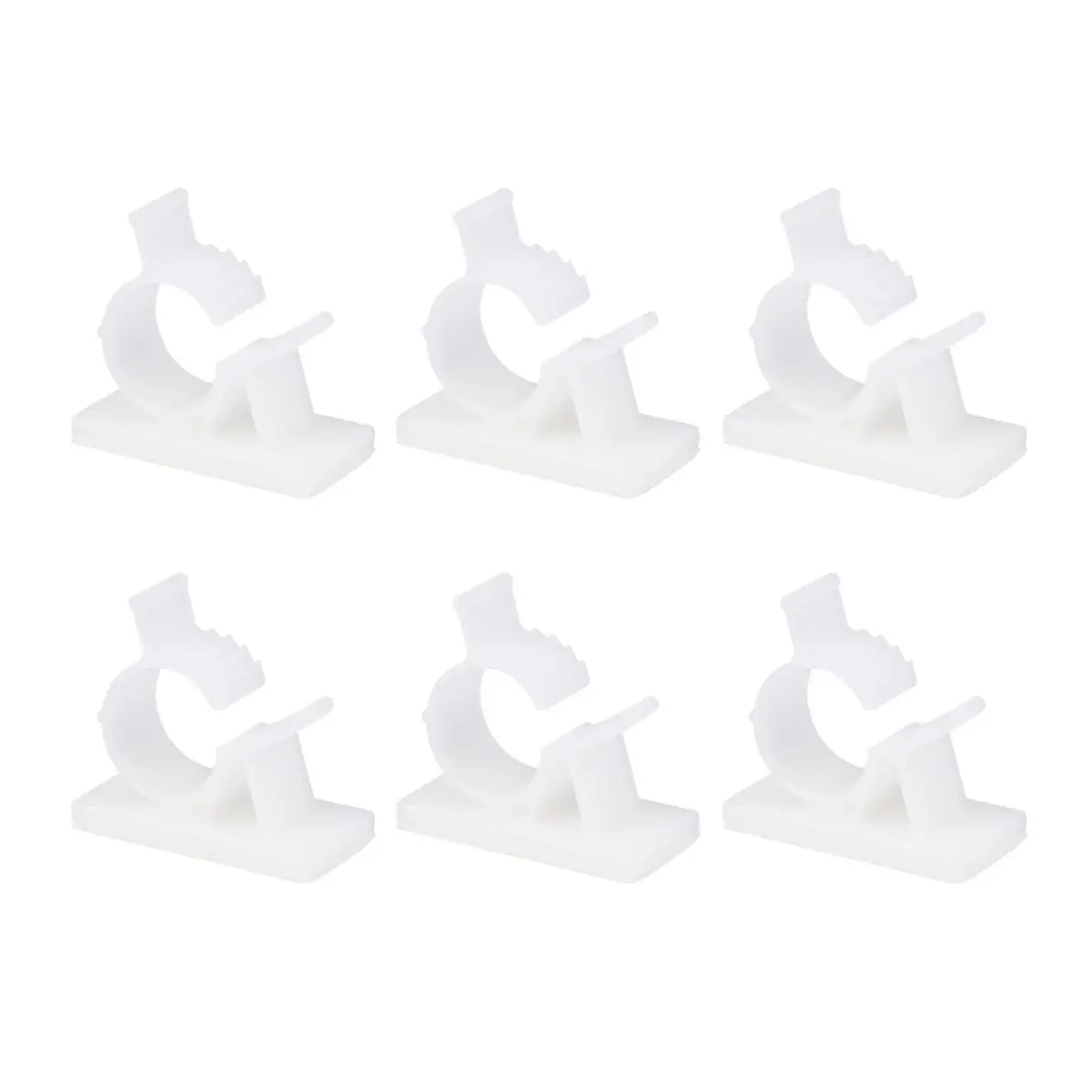 

20Pcs Cable Clips Holder Adhesive Wire Organizer Clamps for Home Office Desk Wall Mount Clean Cable Bundling Cord Management