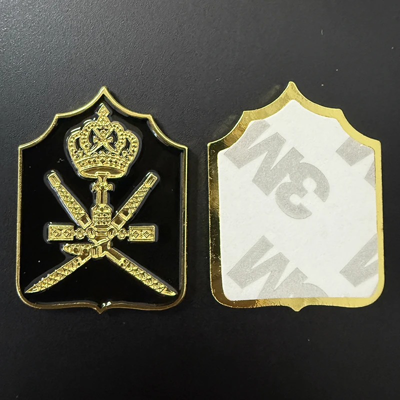 Oman Mobile Phone 3M Sticker Badge Metal Pin Broooches Pins