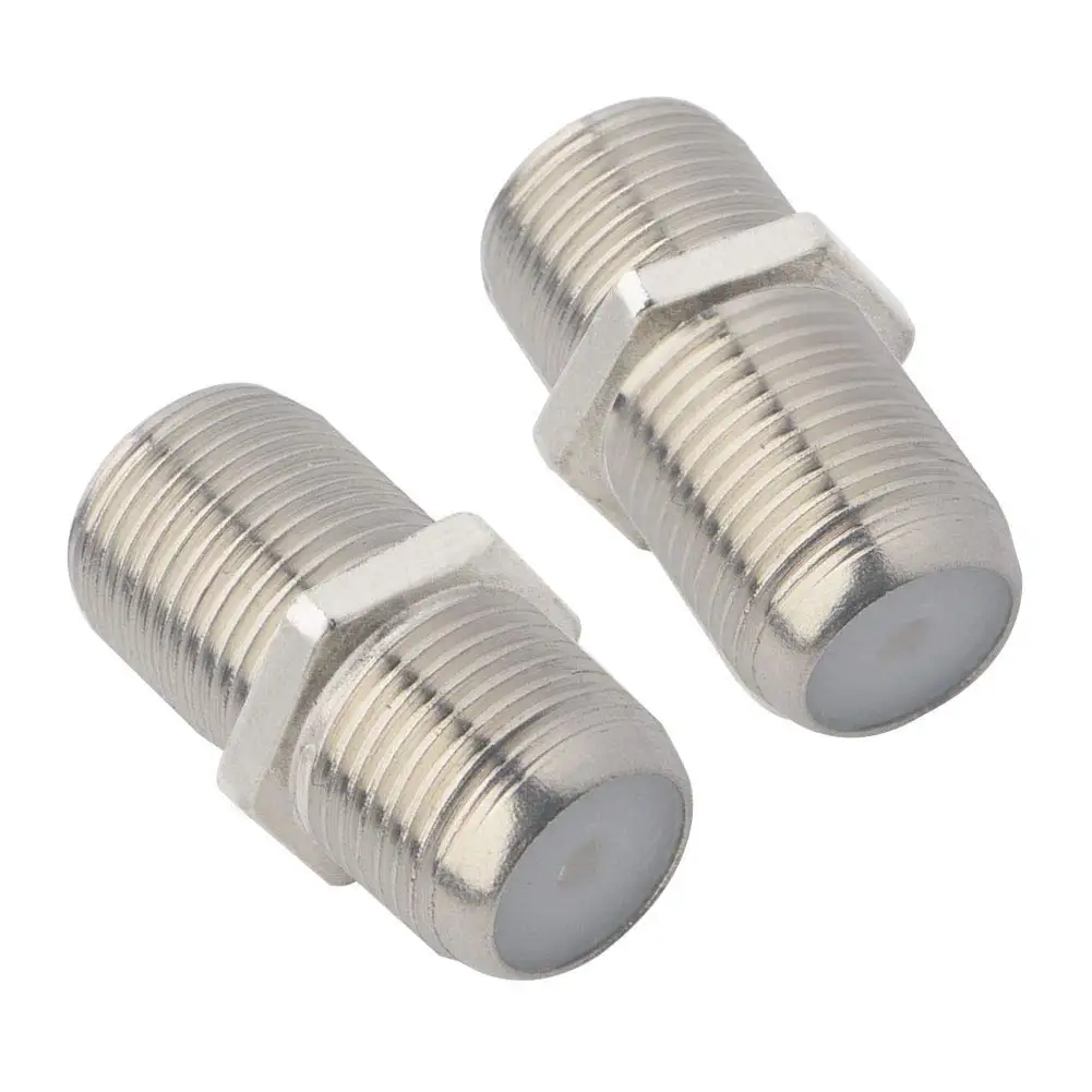 F Type Female Adapter Connector F Female to F Jack RG6 RG59 Coaxial Cable For TV Network