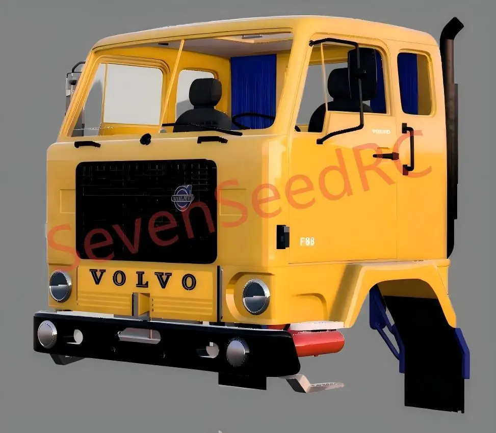 1/14 Truck Body Volv F88 F89 3D Printed Static Dot Model JDM Tamiya Lesu Lxy Scaleclub SCX10 TRX6 Crossrc NT JT4