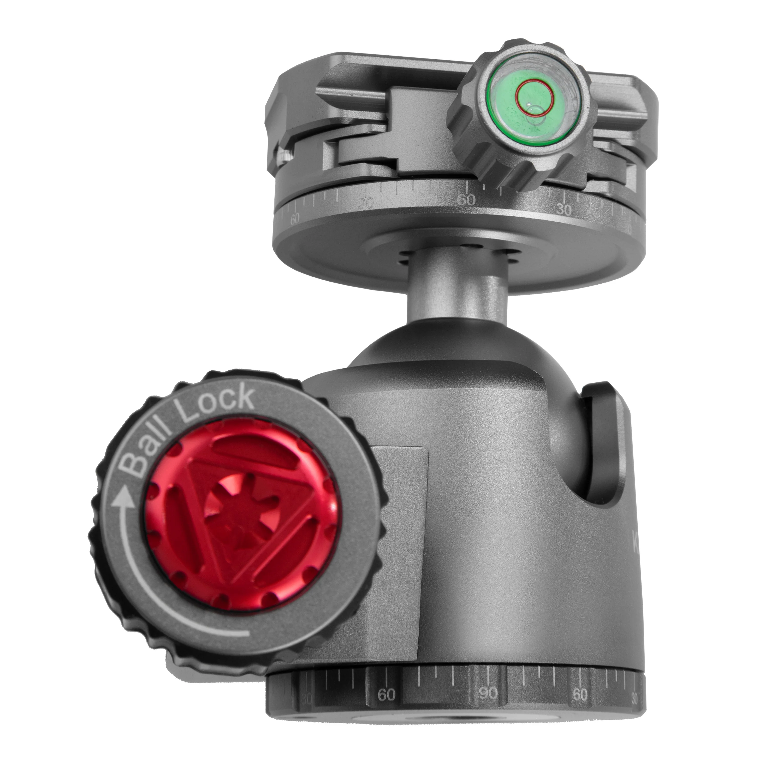 

T30X Ball Head C/amera Tripod Ball Head Mount 44MM Ball Diameter Metal 360 Degree Rotating Panoramic Head