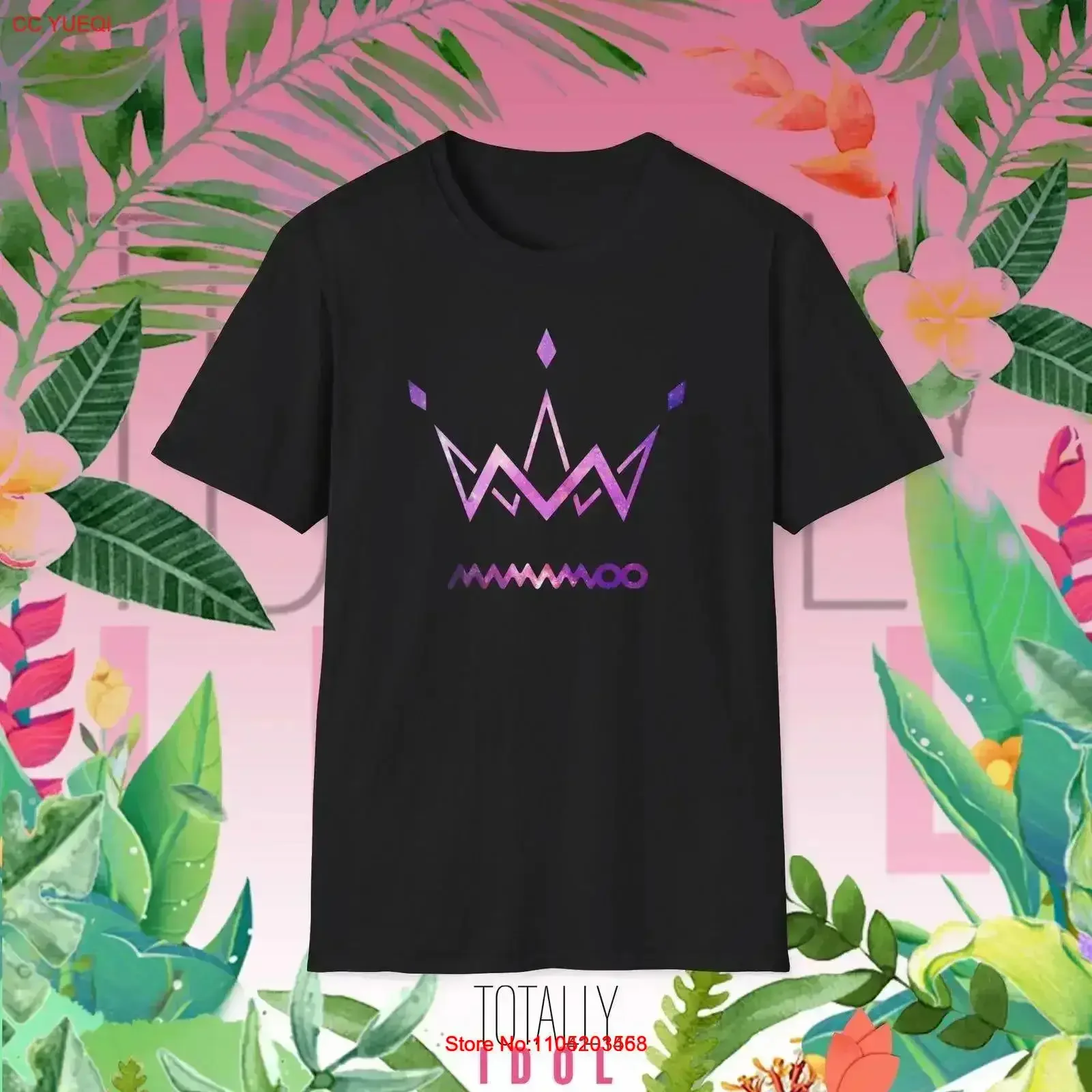Mamamoo Galaxy T Shirt vintage Washed fashion streetwear Breathable Casual Top For Everyday Wear Comfortable Versatile Stylish