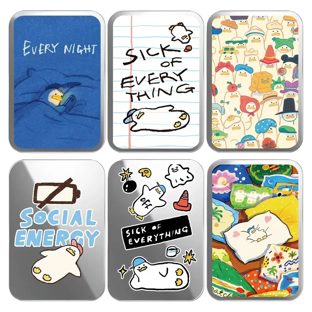 

Colorful Cartoon Duck Magnetic Phone Stand Card Holder for IPhone Holder Mount Support for Galaxy Mobile Phone Accessories