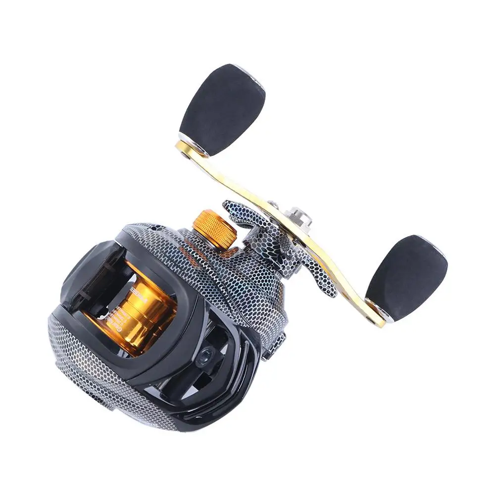 Karpfen Angeln Zubehör Rechte Hand 7,2:1 Carbon Faser Baitcastingrolle 10 KG Max Drag Spinning Reel Angeln Rad