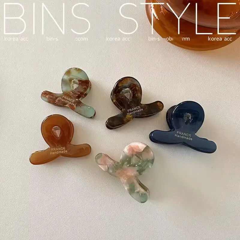 Clip de garra pequeña para niña, pasadores dulces, tocado de moda, Mini pinzas acéticas de Color para el cabello, pinza para flequillo, accesorios
