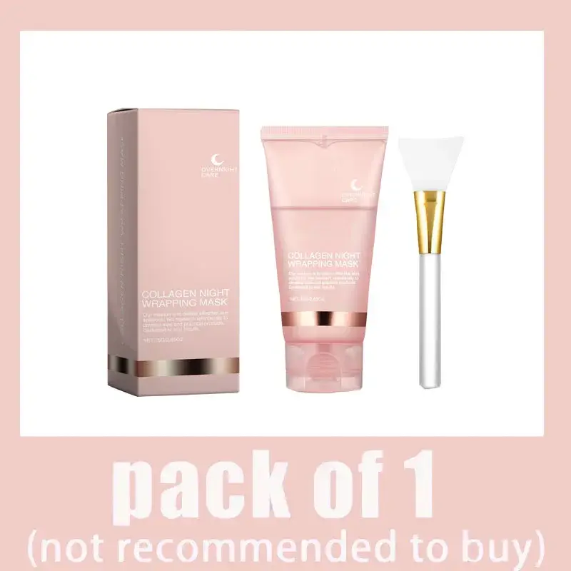 Collagen Peel-off Mask Night Wrapping Facial Mask Deeply Moisturizing Hydrating Firming Skin Facial Mask Daily Face Skin Care - Image 8
