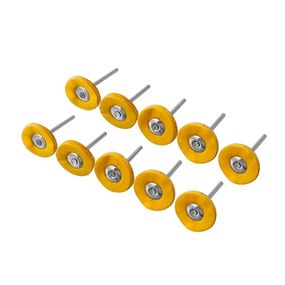 30 szt. 1-calowy zestaw tarcz polerskich do polerowania Kaszmirowa tkanina bawełniana Ścierne tarcze polerskie 1/8 cala Trzpień do narzędzi obrotowych Moc