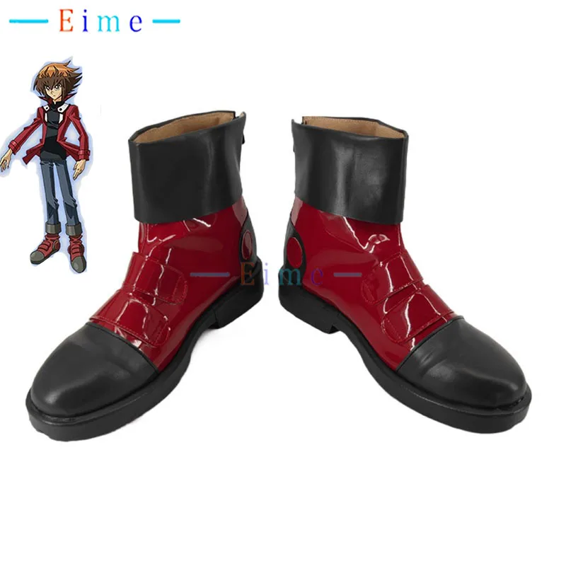 jaden-yuki-cosplay-shoes-yuki-judai-cosplay-black-boots-halloween-carnival-pu-leather-shoes-big-size-custom-made