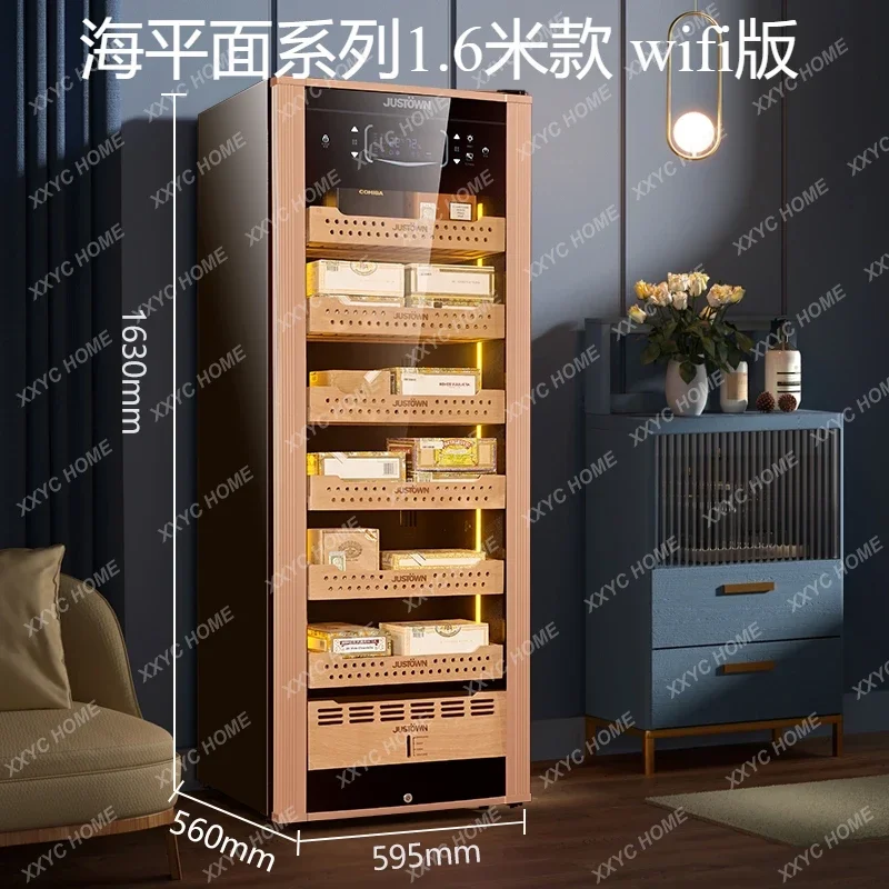 

WWNew Sea Level Cigar Cabinet Constant Temperature And Humidity High-end Cedar Wood Cigar Refrigerator