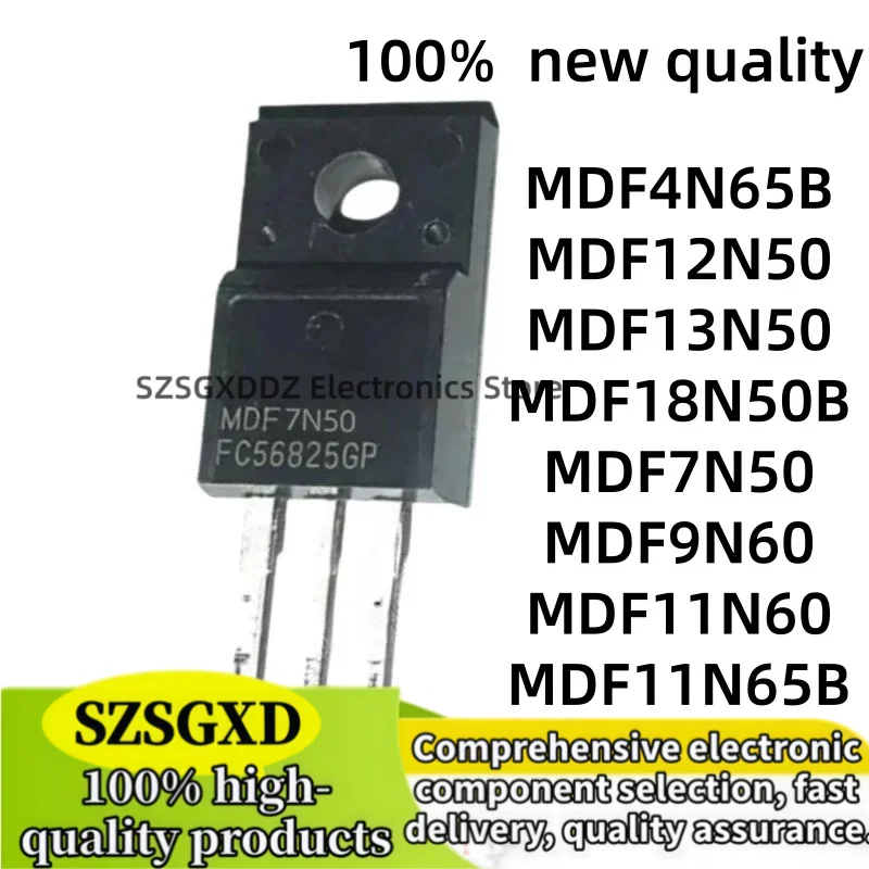 10-20Uds 100% new quality MDF4N65B MDF7N50 MDF9N60 TO220F MDF11N60 MDF11N65B MDF12N50 MDF13N50 MDF18N50B TO-220F