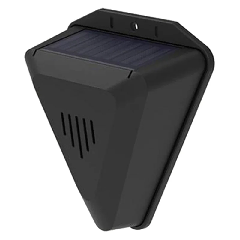 

ABJN-Outdoor Solar Timer Bird Repeller With 13 Sounds Waterproof Alarm For Crops Orchards Animal Deterrent Protection