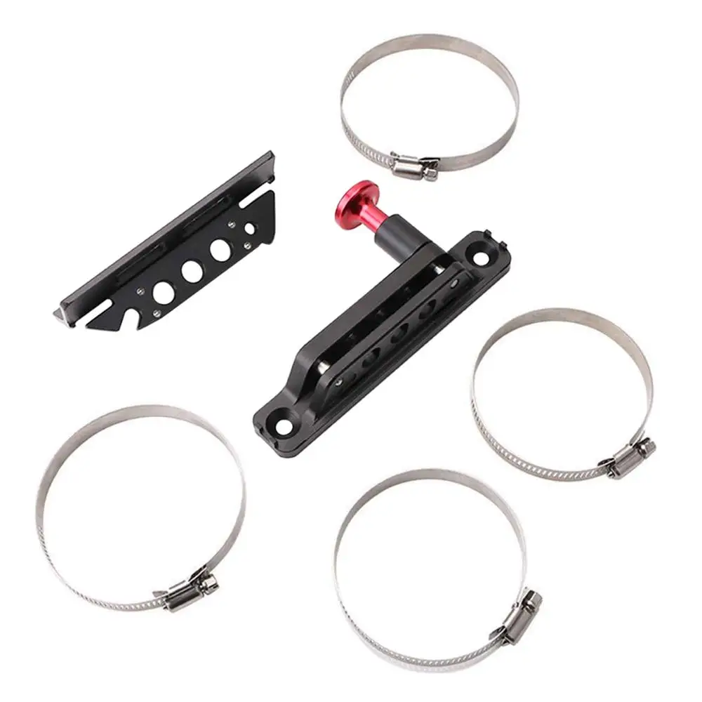 Quick Release Aluminum Fire Extinguisher Holder Mount Bracket with 4 Clamps Adjustable for Wrangler TJ JK JL JKU UTV Polaris RZR