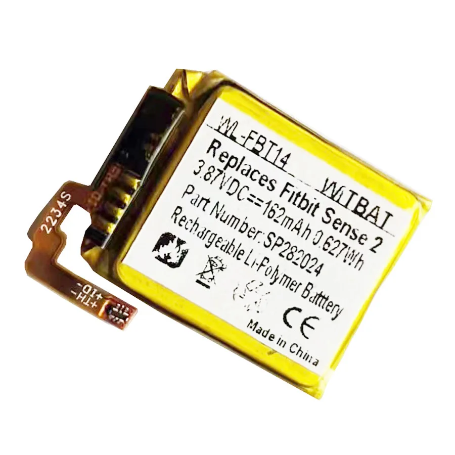 Compatible with Fitbit Sense 2 FB521 smartwatch battery SP282024 3.87V 162mAh