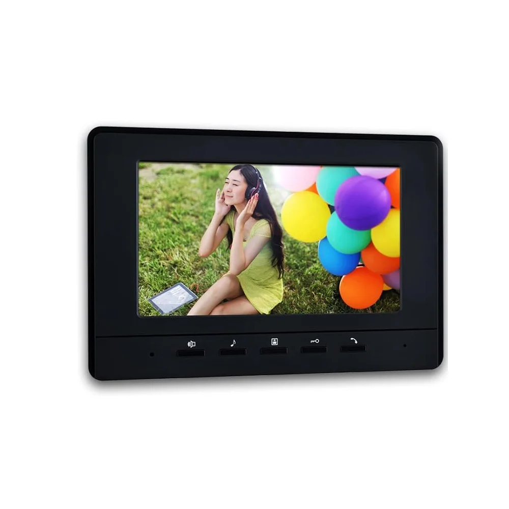 SmartYIBA 1-2 Units Apartment Video Intercom System Network Cable Port 2 Call Buttons Video Doorbell IR Night Vision Camera Kits