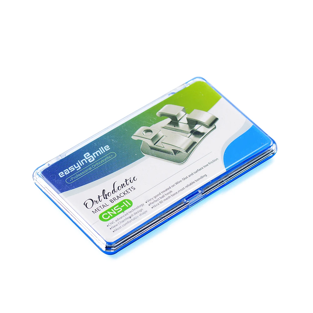 Easyinsmile Mini Ortho Metal Brackets Roth MBT 022 Slot 345 Hooks Dental Braces Orthodontic Supplies
