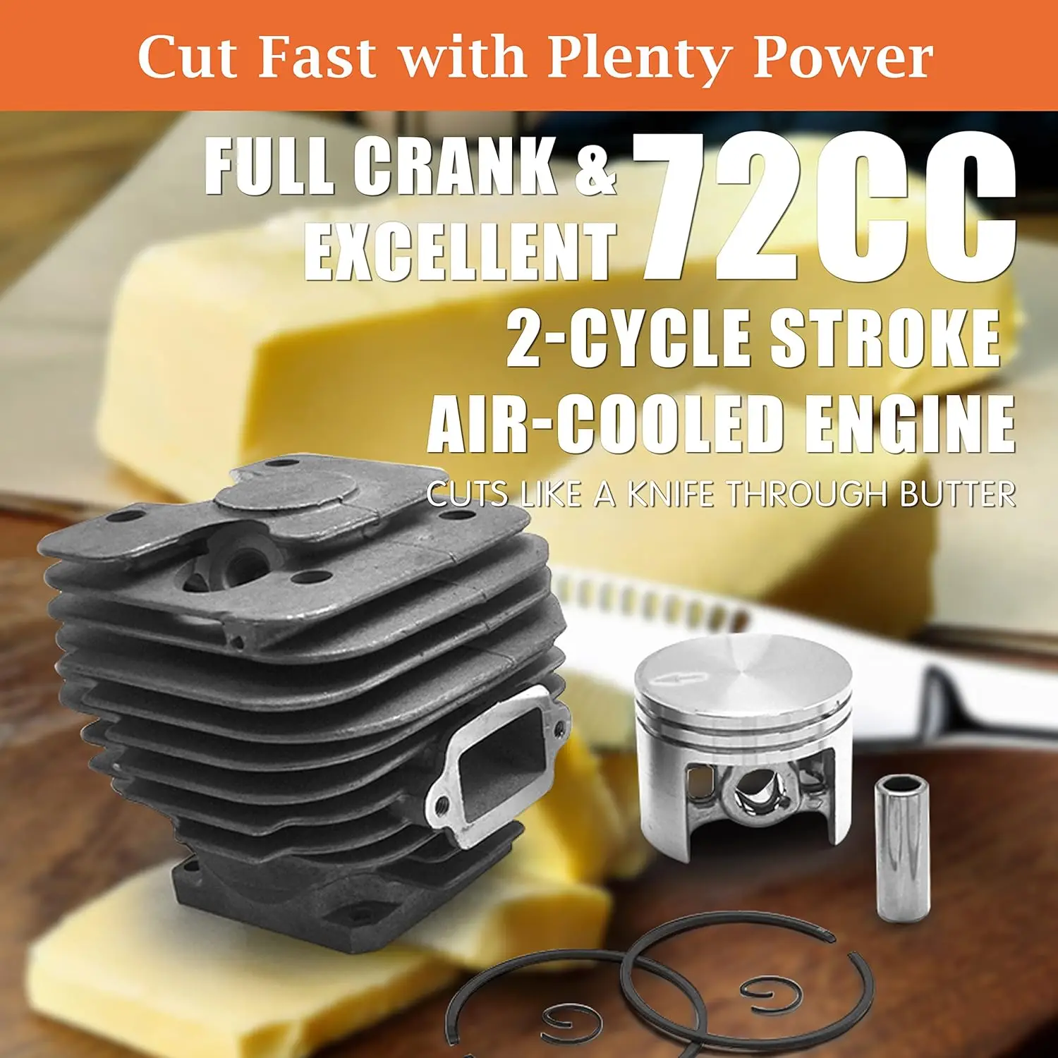 Neo-Tec Ns872I 72Cc High-End Version Gas Chainsaw Powerhead, With Ngk Spark Plug, High Performance Carburetor, Italian Ignition