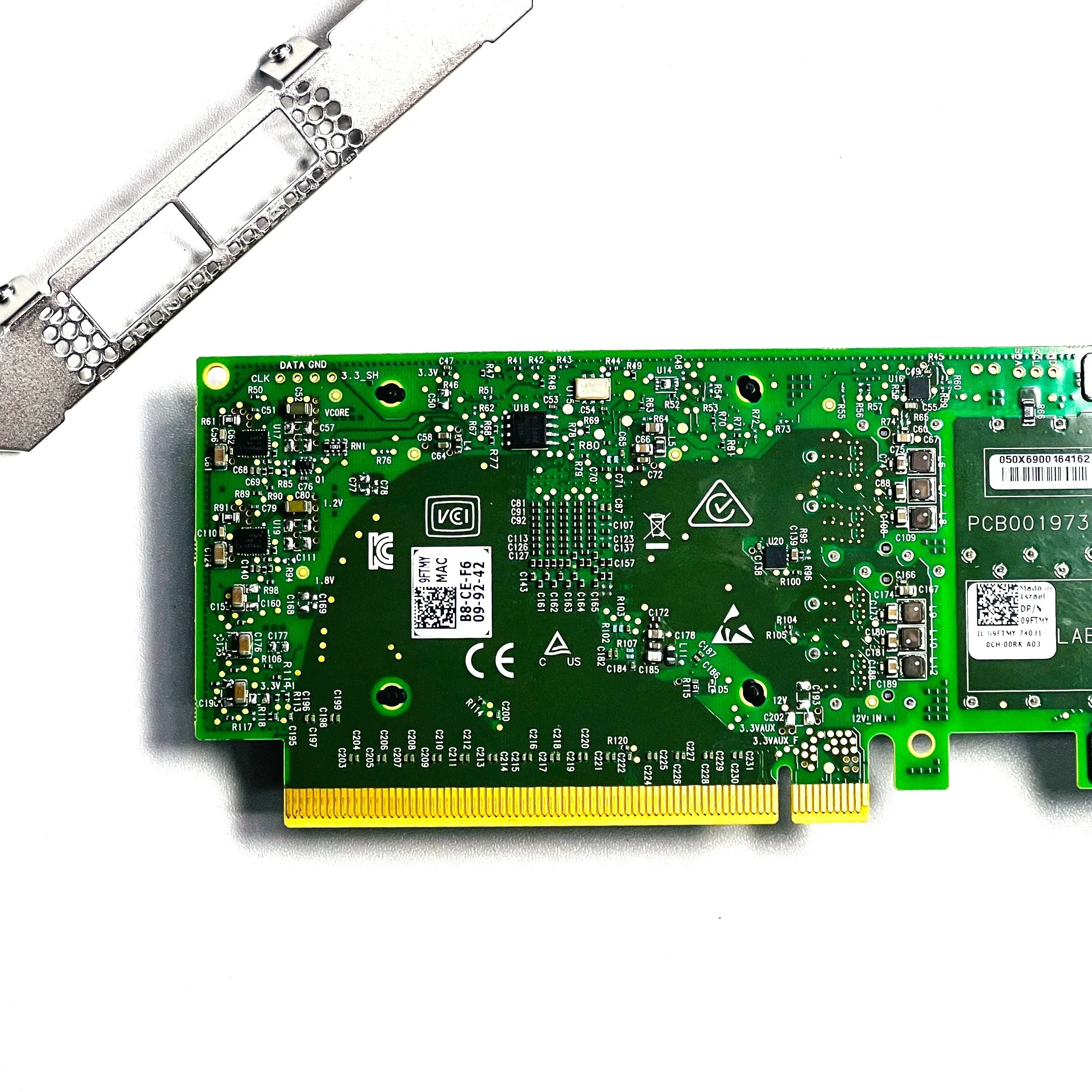 

D ell Mellannox MCX516A-CCAT ConnectX-5 100GbE CX516A Dual Port QSFP28 Network Adapter 9FTMY