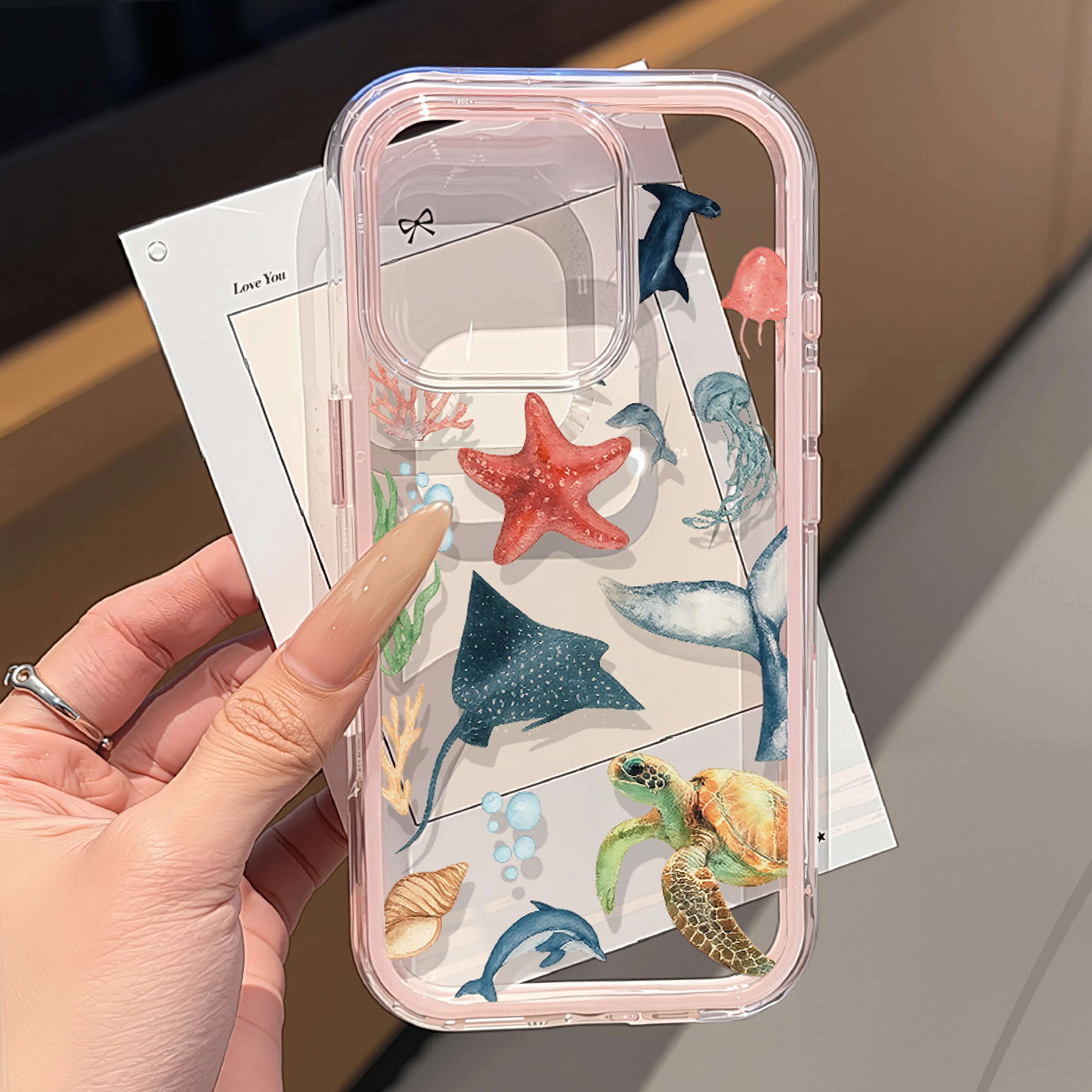 Colorful Marine Organism Soft TPU Case For Samsung Galaxy A37 A36 A57 5g A56 A55 A17 A16 A07 A26 Cover S26 Ultra S25 S24 S23 S22