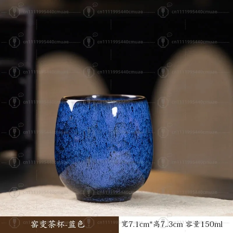 Jianzhan teacup master cup personal special ceramic cup household kung fu tea set kiln change single cup wholesale distribution