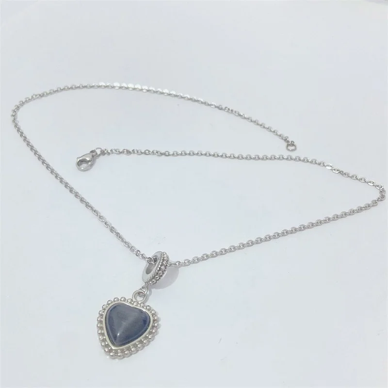 

Black Stainless Steel Necklace For Women, No Fading, Niche, High-End, Light Luxury, Collarbone Chain, New