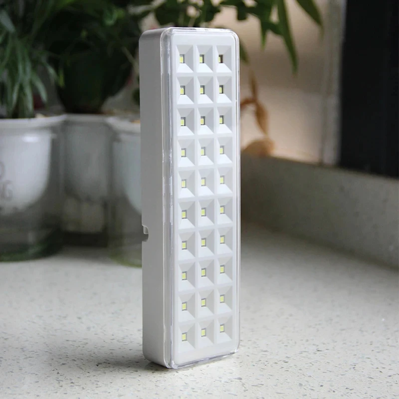

30LED аварийный эвакуационный светильник, пожарная лампа, настенная светодиодная лампа для умного дома с регулируемой яркостью, аварийное освещение