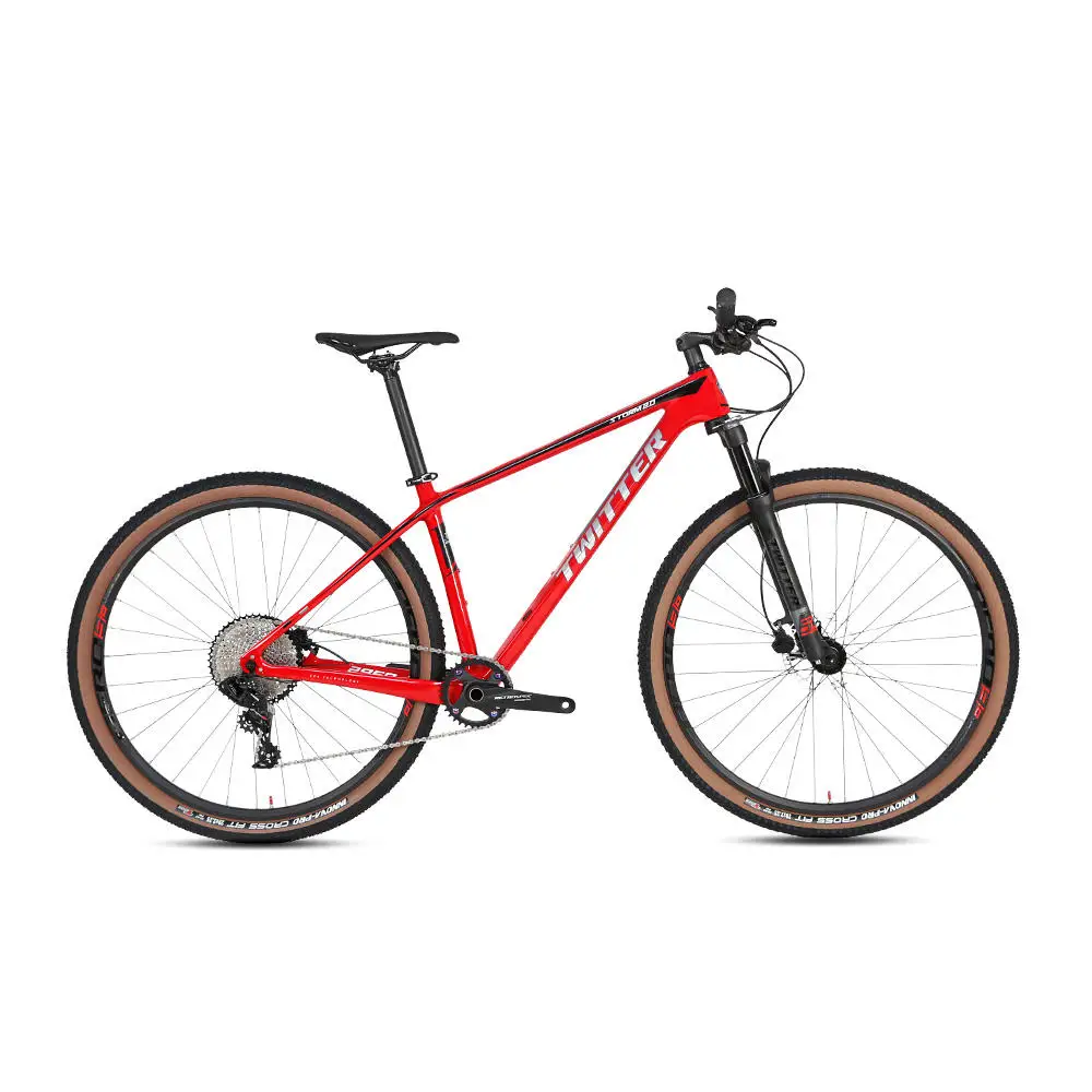 Carbon fiber mountain bike 29 inches 27.5 inches hydraulic disc brakes Cross Country Bike Front Suspension off-road racing