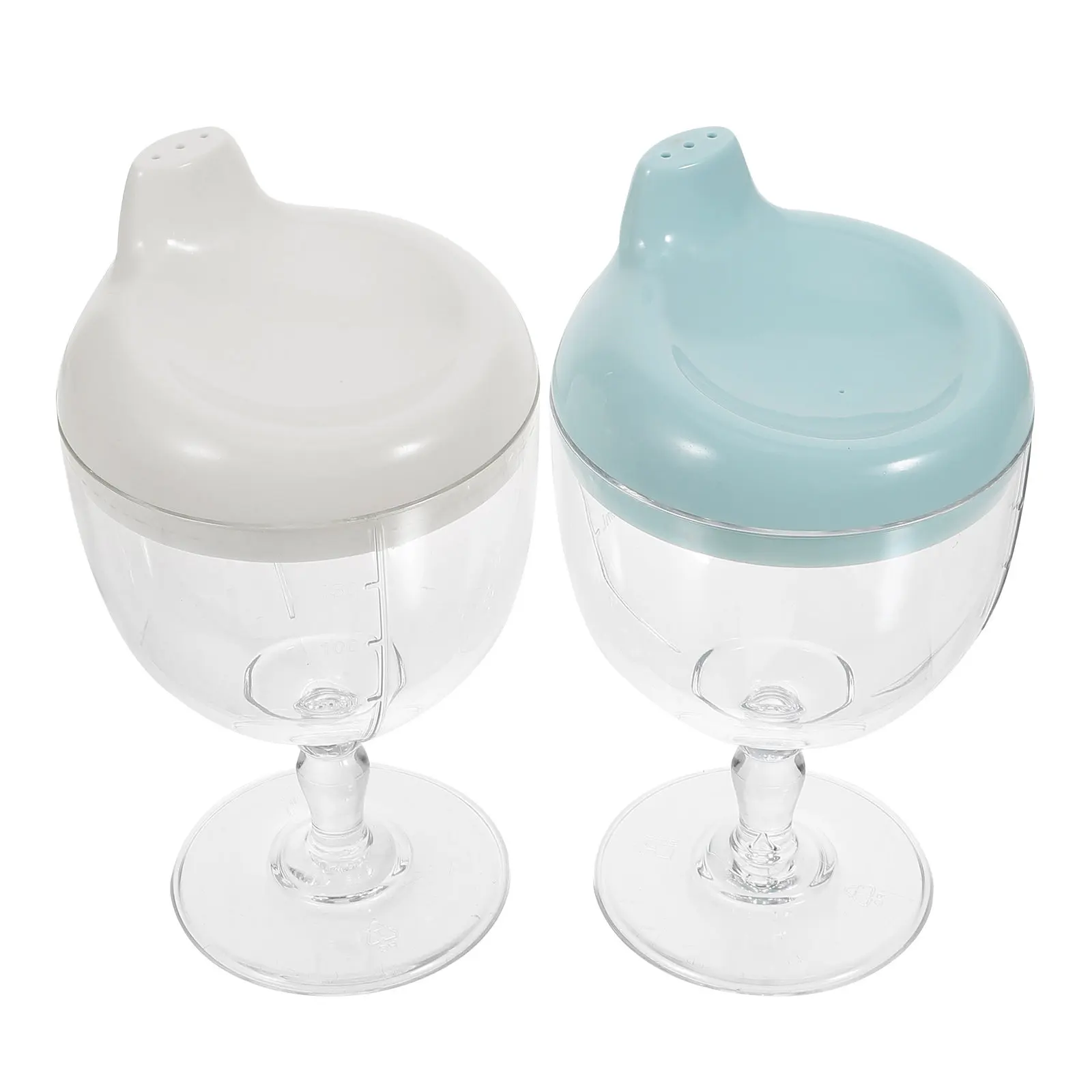 

2Pcs Anti-Fall Toddler Training Cups Small Baby Goblet Sippy Cup for Independent Drinking Milk Juice Water Bottle