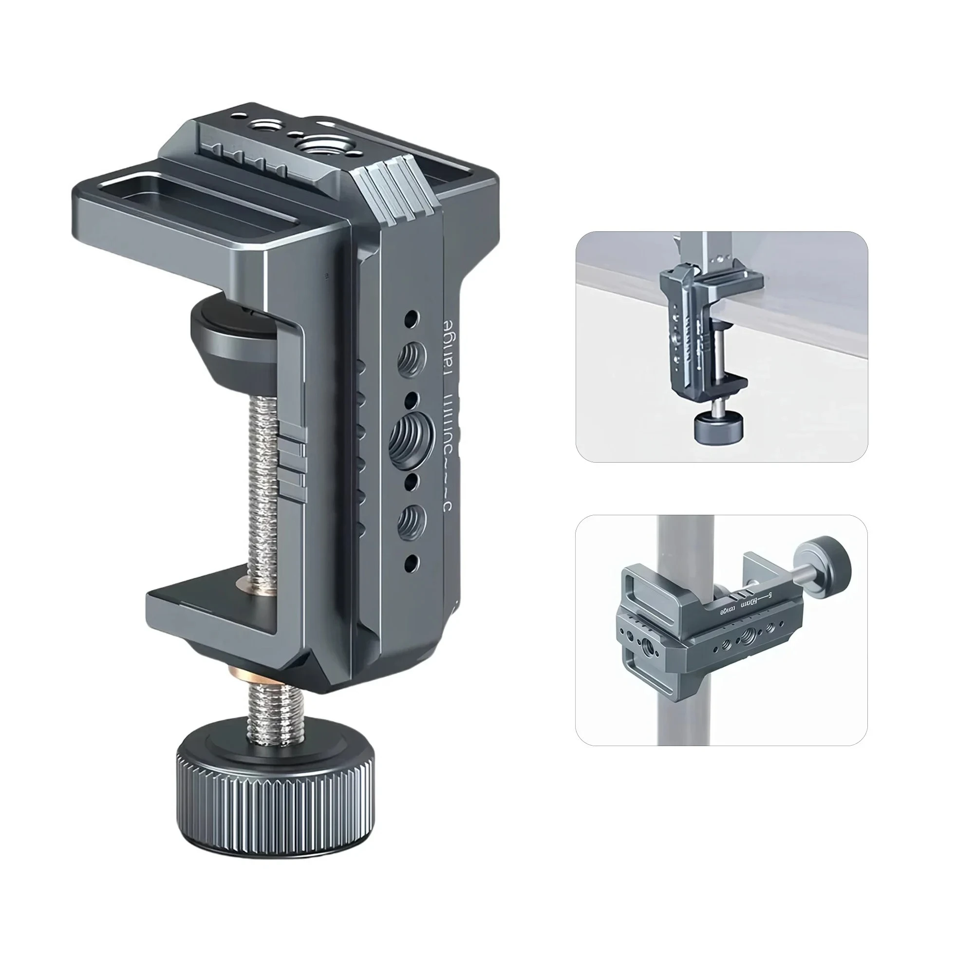 Photography C Clamp Aluminum Table Mount with 1/4