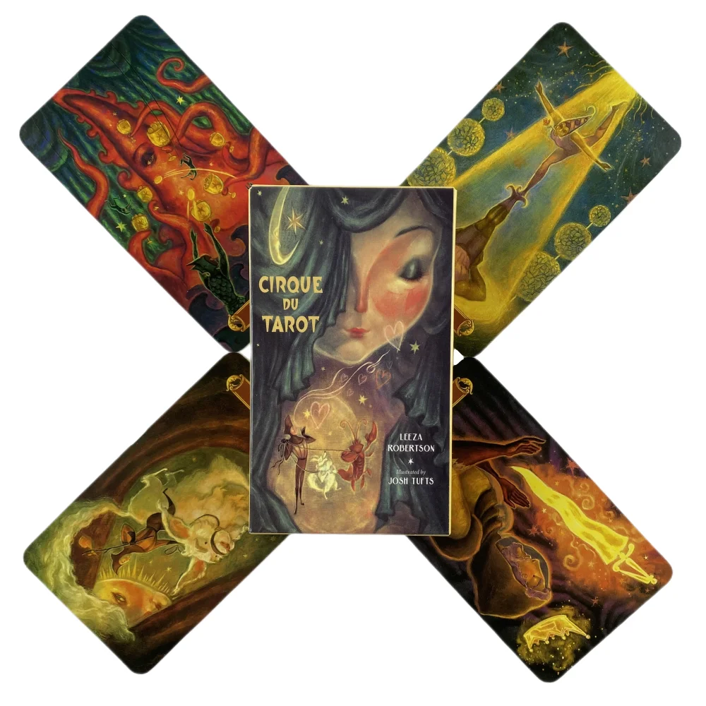 Cirque Du Tarot Cards A 78 Oracle English Visions Divination Edition Borad Playing Games