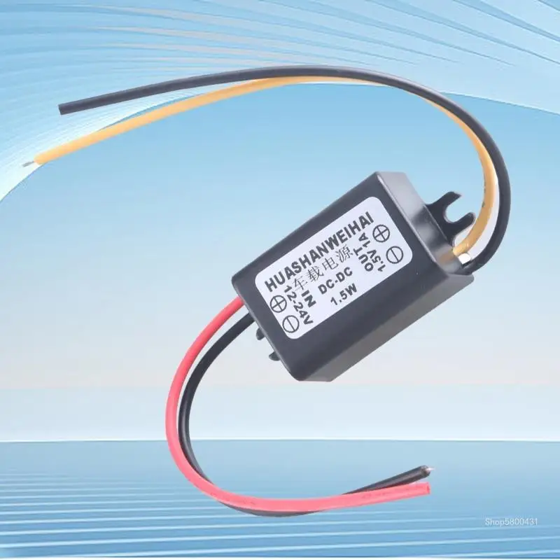 IP68 Waterproof Buckk Converters 12~24V to 1.5 V 1A Supply Converters Module for Car LED Dispaly, Motor