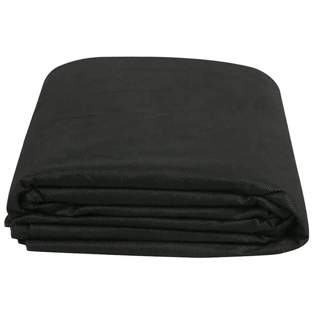 Couverture à membrane noire pour barrière contre les mauvaises herbes de jardin, tissu pour pelouse, jardinage à domicile, contrôle du grill,