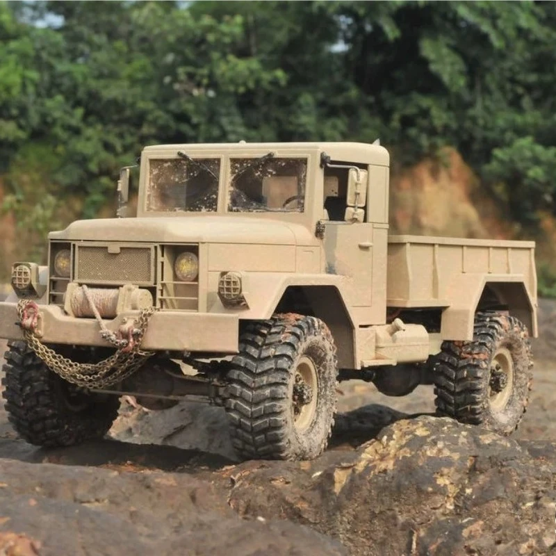 

CROSSRC HC4 1/12 Remote Control Military Truck Hard-shell Dual-speed Electric Simulation Model Toy Truck Gift for Boys