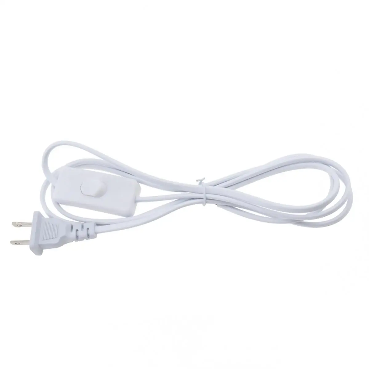 สายไฟพร้อมสวิตช์เปิด/ปิดสีขาว 303 ปุ่ม 1.8 ม. สําหรับโคมไฟตั้งโต๊ะ 150W ด้านล่าง