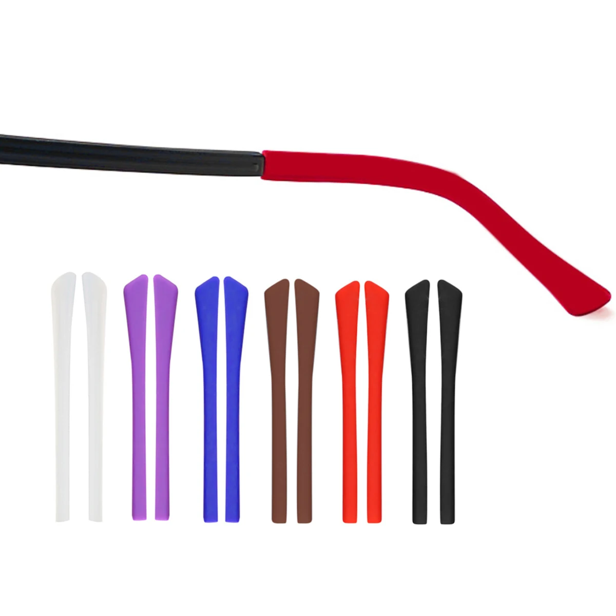 Silikon-Anti-Verlust-Seil für Erwachsene, Outdoor-Sportkette, Ohrenschützer, Hängeseil, Silikonhülle für Brillenzubehör.