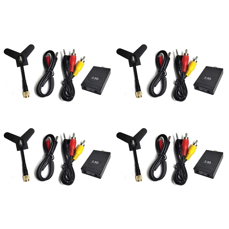 

B78B-4X 3.3G FPV VRX Kit 8-канальный видеоприемник для FPV-дронов и радиоуправляемых гоночных квадрокоптеров