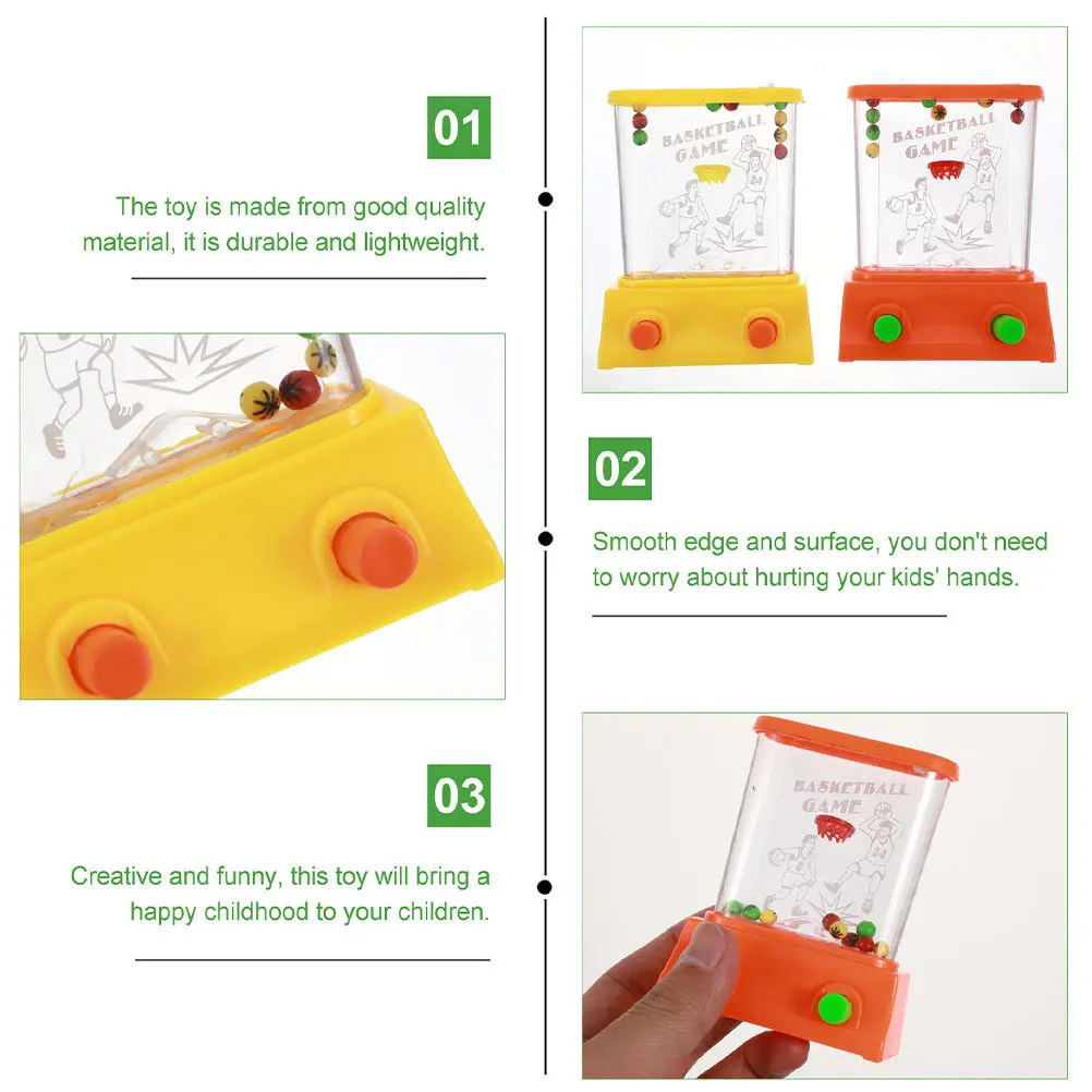 4Pcs Kids Water Ring Toss Child Friendly Handheld Water Ring Game Healthy Parent Play Children Toy Stress Relief Toy