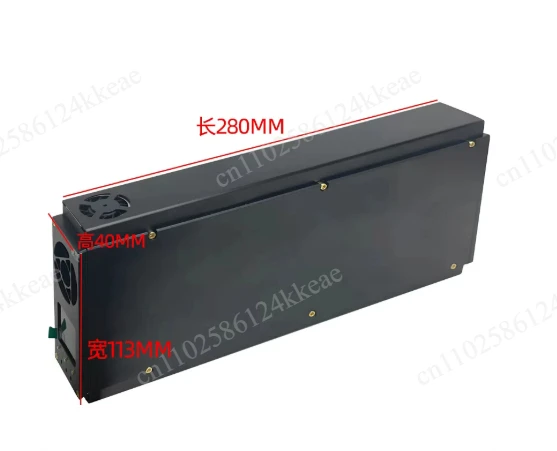R4875G Electric Vehicle Charger, 72 Volt Heavy Duty CNC100A Lithium Battery Charger, with Triple Power Cooling Fan