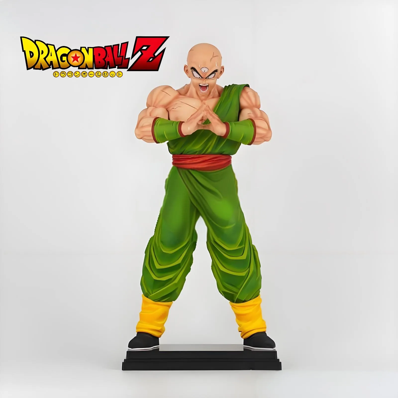 32cm Dragon Ball Anime Figure Tien Shinhan Fighting Start Qigong Cannon Action Figure Periphery PVC Model Collection Gift Toys