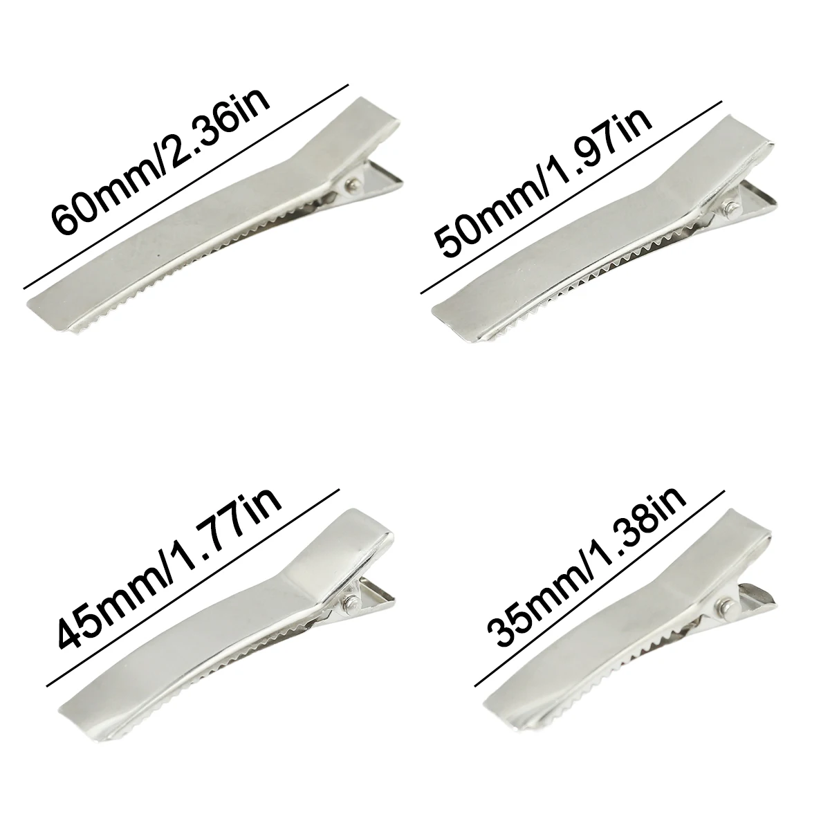 10/20Pcs Metal Hair Clips Alligator Clips Hairpins Barrettes for DIY Jewelry Ornament Girls Women Hair Styling Tools Accessories