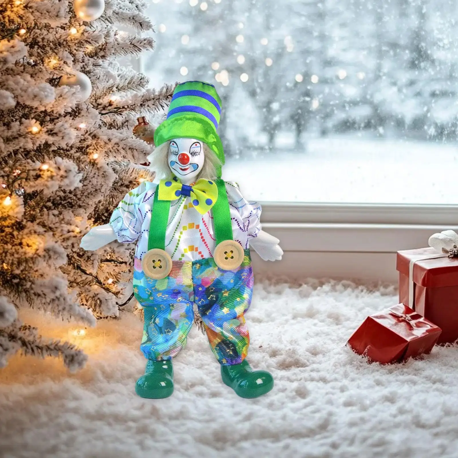 

Ceramic Clown Doll 25cm Kids Toys for Valentin Gift Christmas Birthday Gifts