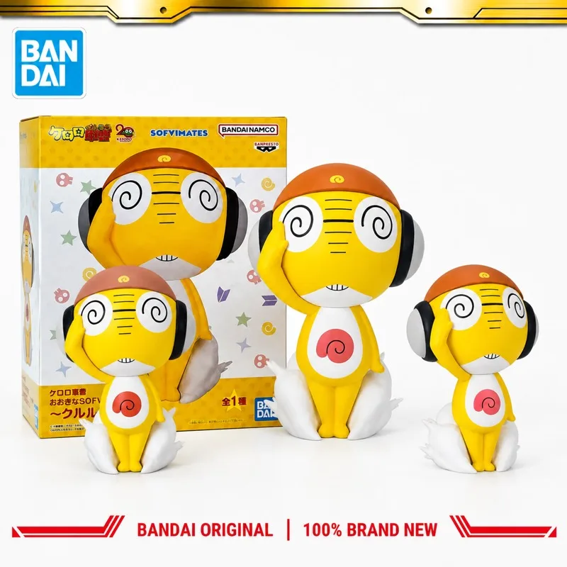 En Stock, Figura de Acción Original de Bandai, Banpresto, Keroro Gunsou, Sargento Frog, Muñeco Nuevo en Caja, Personajes de Anime, Juguetes