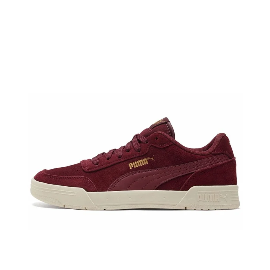 PUMA Caracal Skateboard Shoes Unisex Low Top Burgundy 370304-20